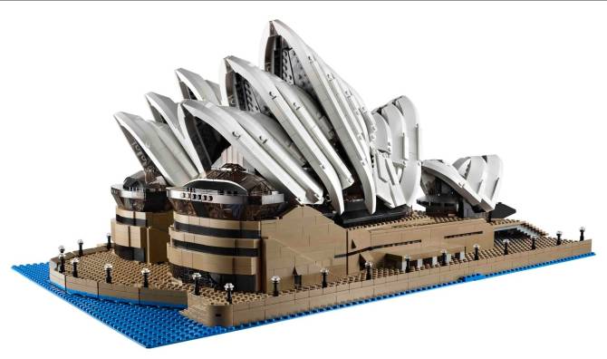LEGO® lança novo modelo da Ópera de Sydney