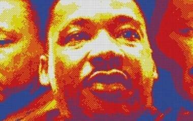 Um mosaico de cubos mágicos