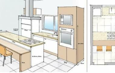 Como ter uma cozinha com ilha, mesmo se você tem pouco espaço